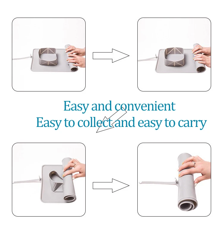 2021 factory best quality bpa free custom portable dog pet silicone  bowl