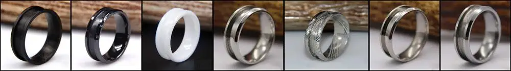 
POYA 8 мм пустые белые керамические обручальные кольца удобные подходящие пустые кольца для инкрустации 