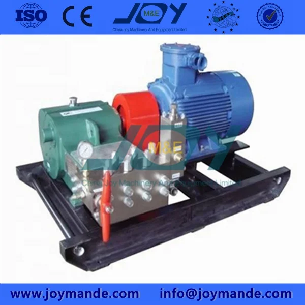 High pressure water jet blaster for cleaning rust