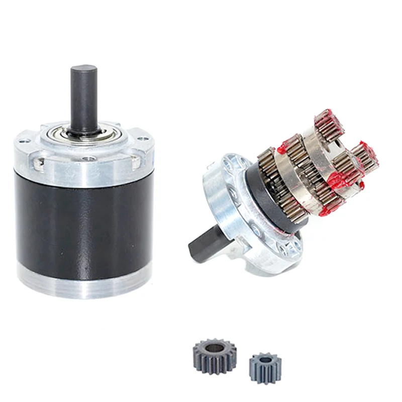 42MM  gear motor dc 12v  reducer precision gearbox all metal variable speed large torque can be equipped with 775 motor