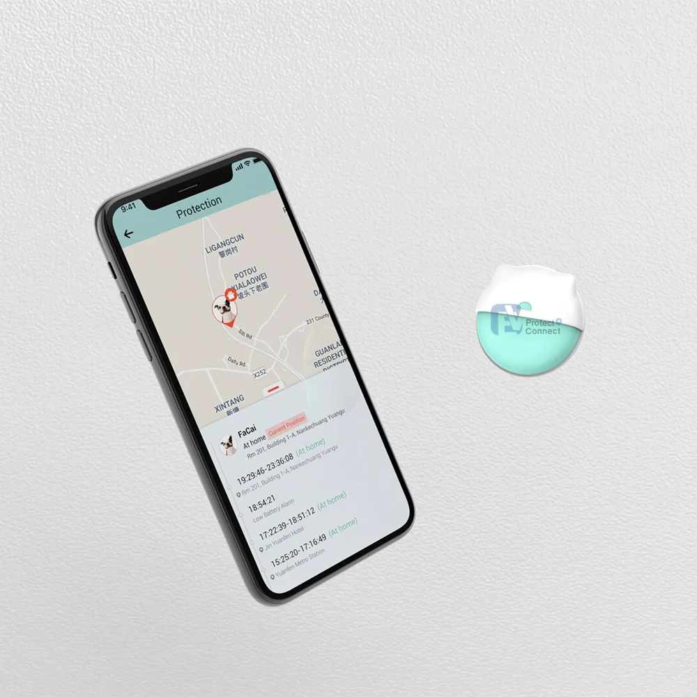 Eview IOT технология Глобального отслеживания щенка кота анти потери GPS смарт-Finder трекер