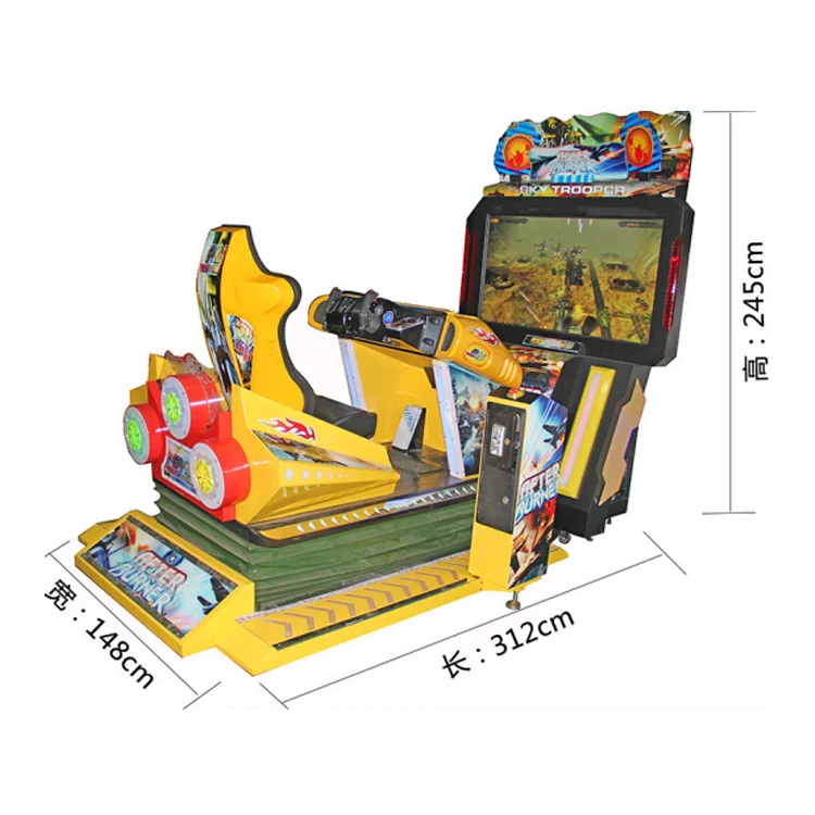 Threeplus 55 inch dynamic seat coin operated simulator arcade 3d video car racing game machine