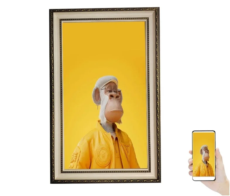 Endnote скачать цифровое искусство экран Смарт изображение Nft дисплей декоративные большие цифровая камера с Wi-Fi для фоторамка 32 дюймов