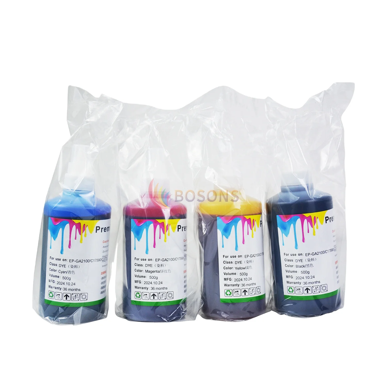Bosons Bulk Dye Pigment Refilling Ink For Epson GAGA C17590 C20590 C21000 C20600 C20750 C4000 C5000 C6000 Printer High Speed Ink