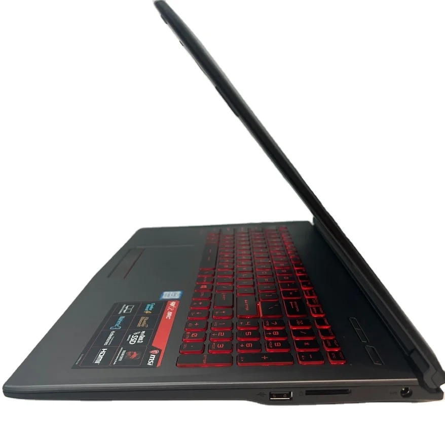 Second-hand Original High Quality Used Laptop MSI GV62 i7-8750H GTX1050ti Laptop Computer Gaming Laptop