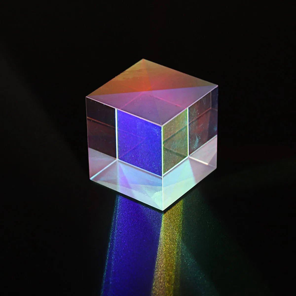 BK7 Optical Glass Polarization Beamsplitter Cube mini prism Optical Polarizing Cube Prism Beamsplitter 30mm cube
