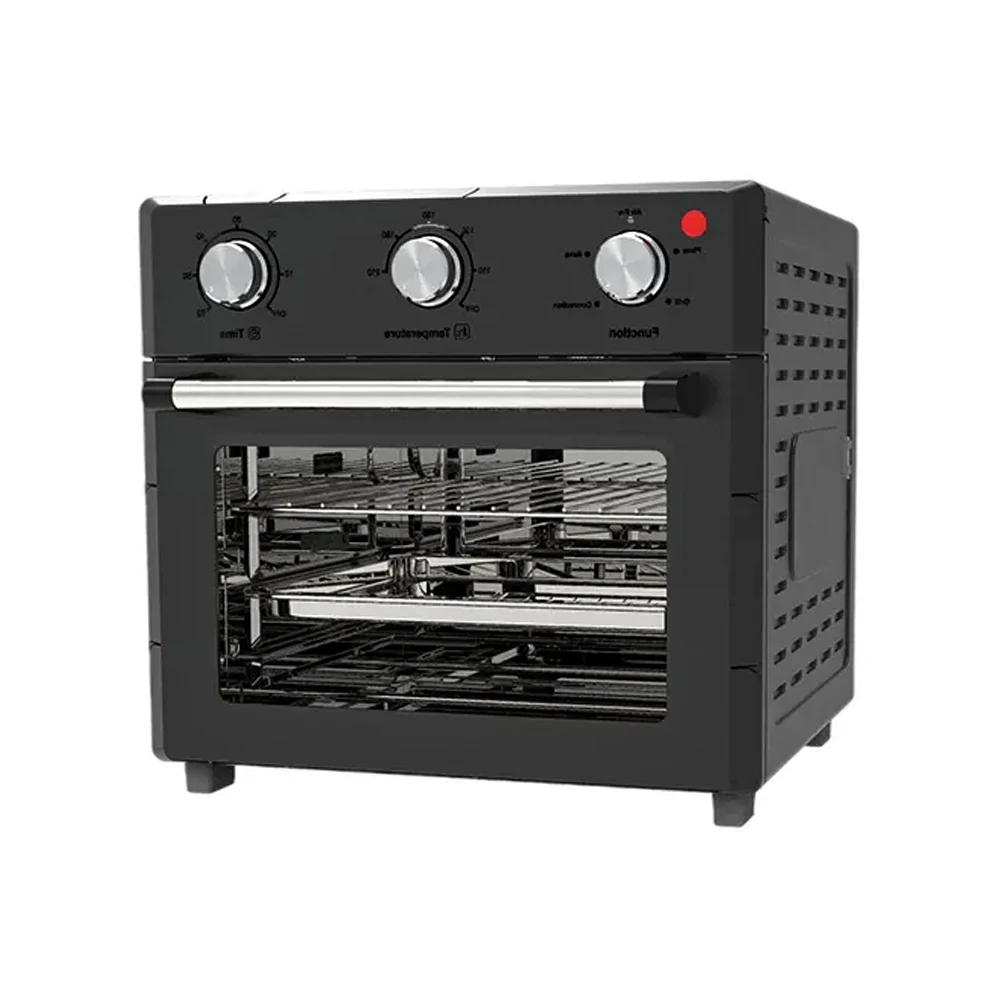Hot Sale 1700w 120v Knob Control Power off Function Built-In Stove Lamp Cooker Kitchenware Air Fryer Oven 26 L with Rapid Power