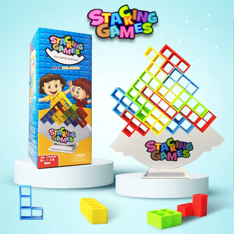 MI Trending Toys 2024 For Children Building Block Sets Other Educational Toys 3D stacking Tower Stacking Game Stack Attack Game