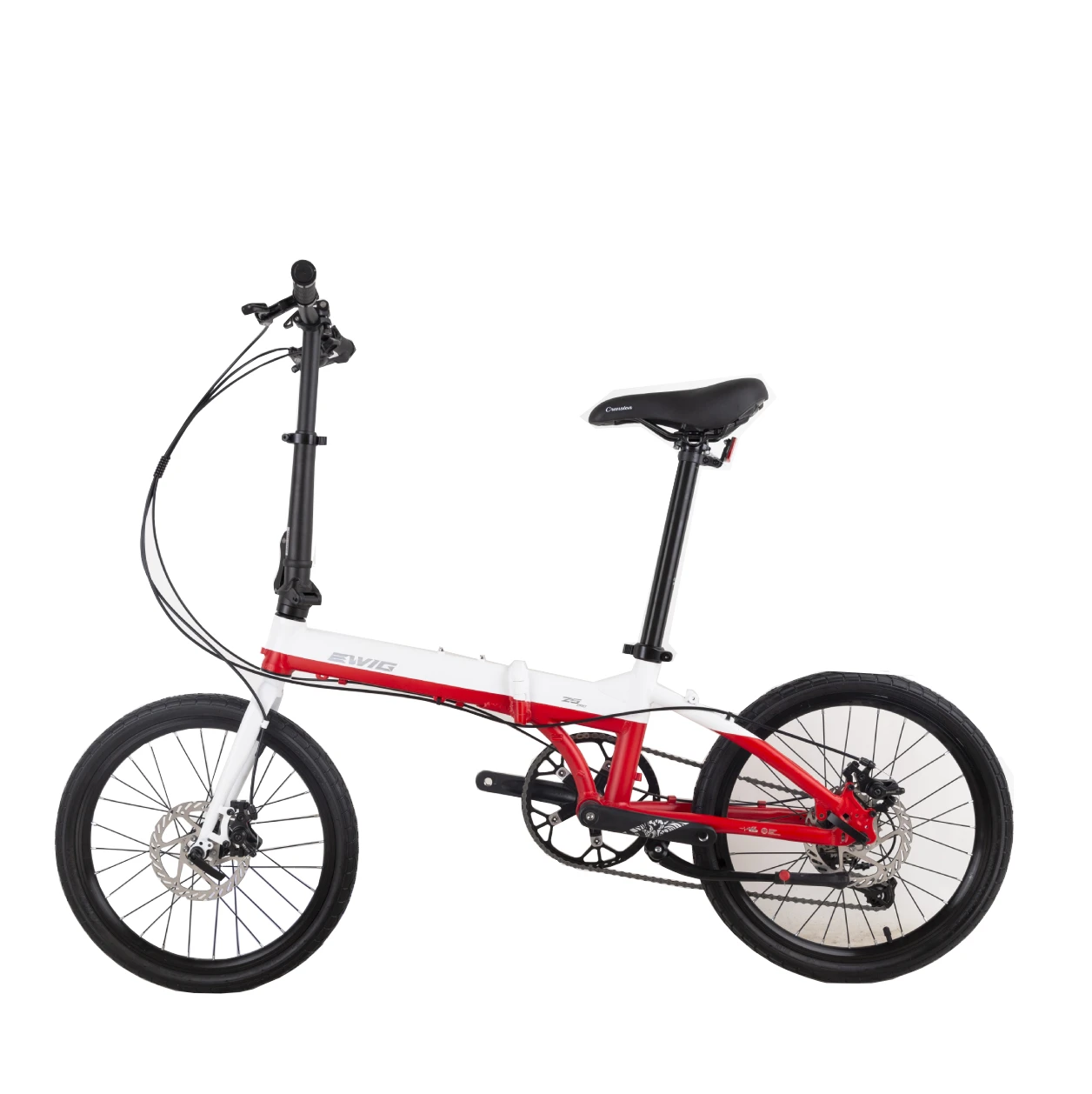 EWIG  Z5 pro New Design Folding Bike 9 Speed 20 Inch Aluminium Frame MINI City Foldable Bicycle for Women Bicicletas