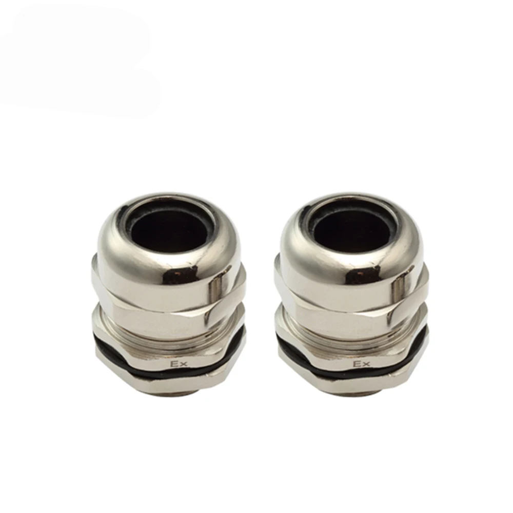 IP68 PG7 PG11 PG21 PG29 PG36 PG42 PG48 Nickel Plated Brass PG Thread Metal Waterproof Cable Gland
