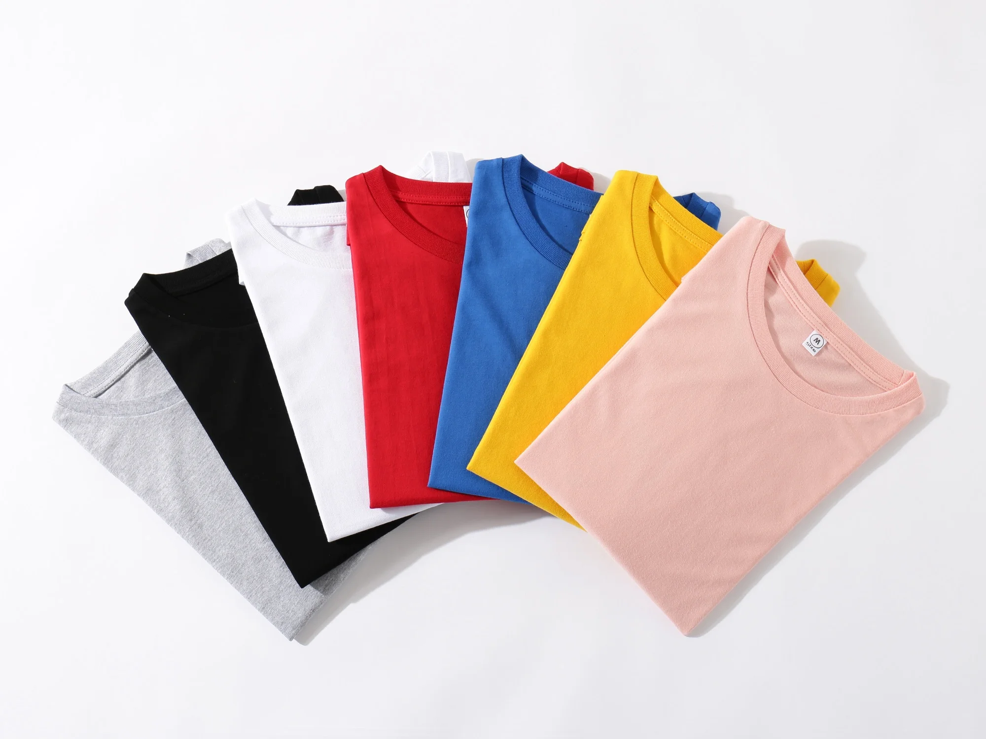 High Quality Basic Tshirt Bulk Blank T Shirts Streetwear Custom Tshirt Design Black White Oversized T Shirt For Printing