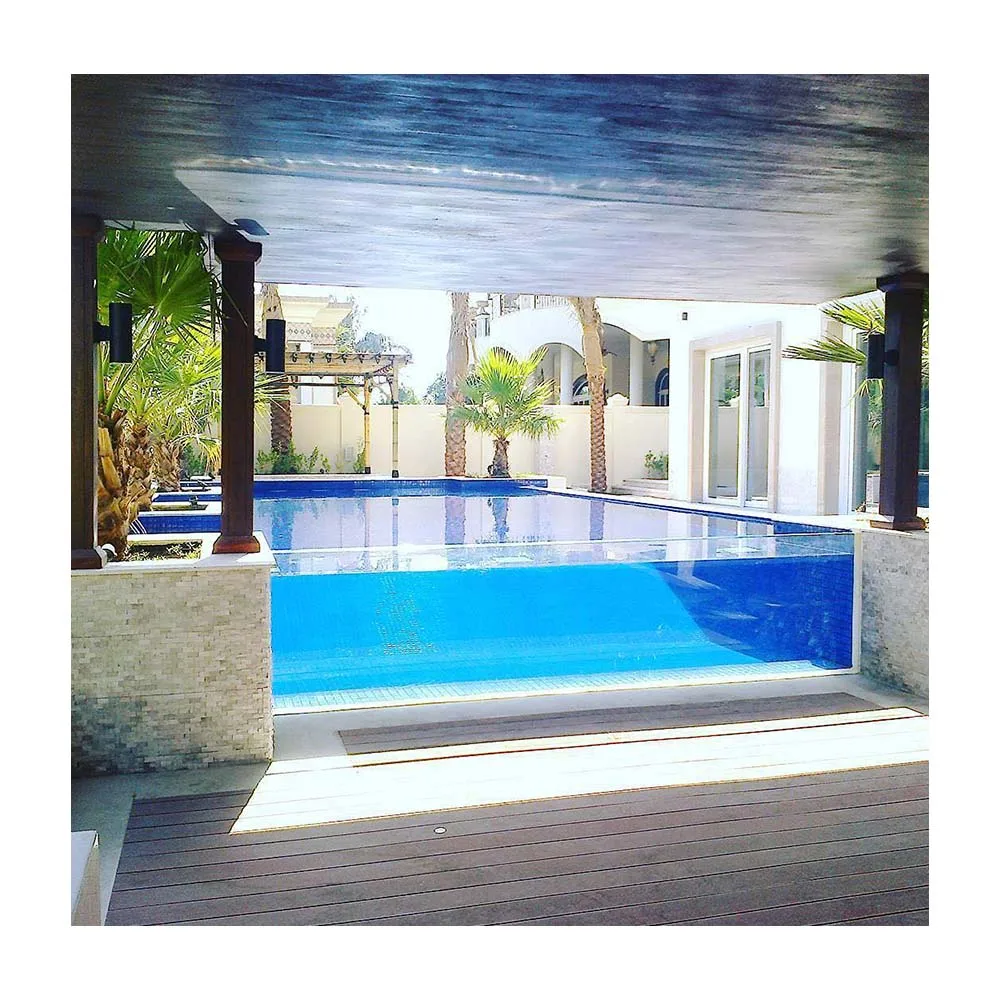 NeInfinity swimming pool UV acrylic customized full transparent swimming pool