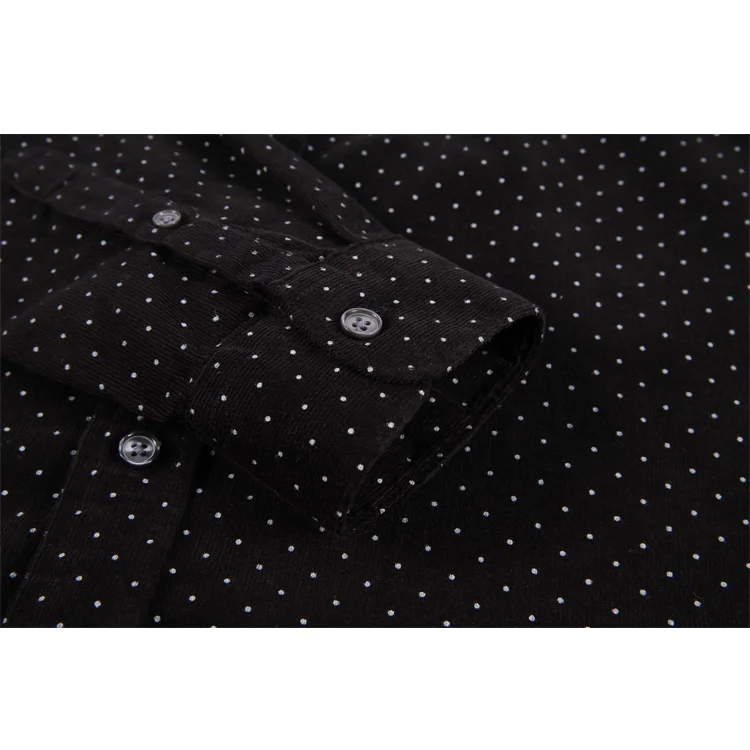 2020 Hot Sale New Casual Shirt Design High Quality Cotton Warm Slim Fit Long Sleeve Corduroy Shirts for Men