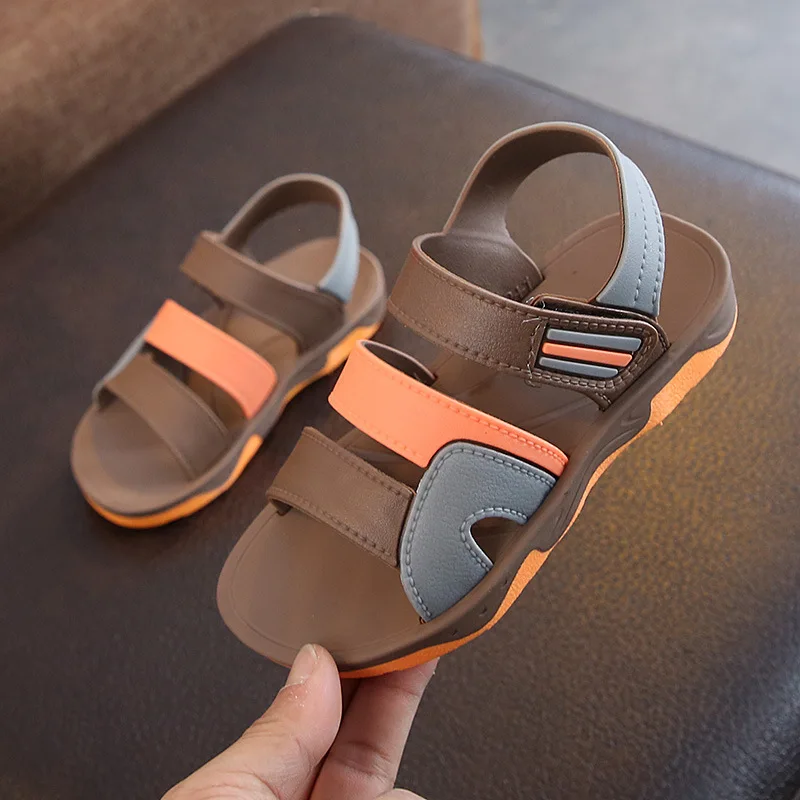 Factory price Brand new fashionable sandals for boys 2021 kids new fashion sandals new design fashion flat summer sandals 2021
