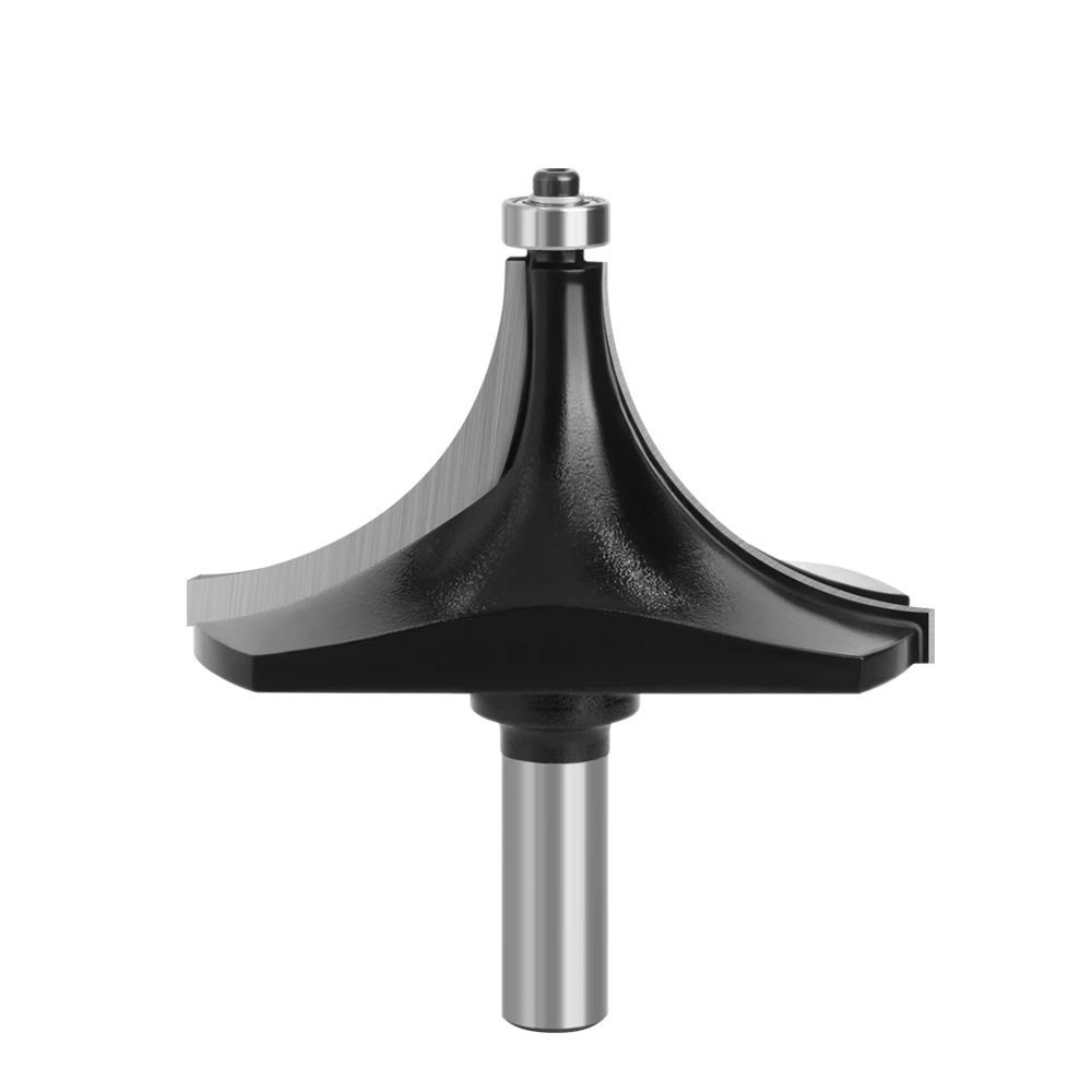 LAVIE 12mm 1/2 Shank big Corner Round Router Bit for Edging Woodworking Mill Classical Cutter milling cutter -C C1305189BK