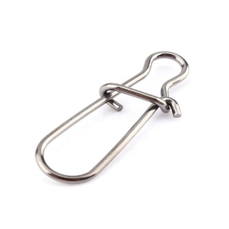 RISING Manufacturer 00#-8# Stainless Steel Hook line Connector Lure Accessories Duo Lock Snap Sea Fishing Swivels