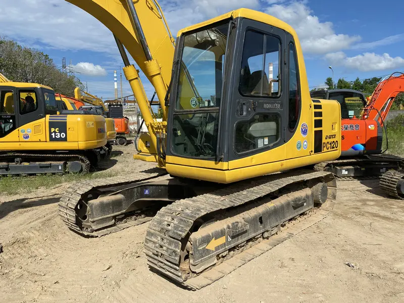 Second hand Excavator PC120 Machine in Good Condition Cheap Price Used Original Japanese Engine  For Sale.