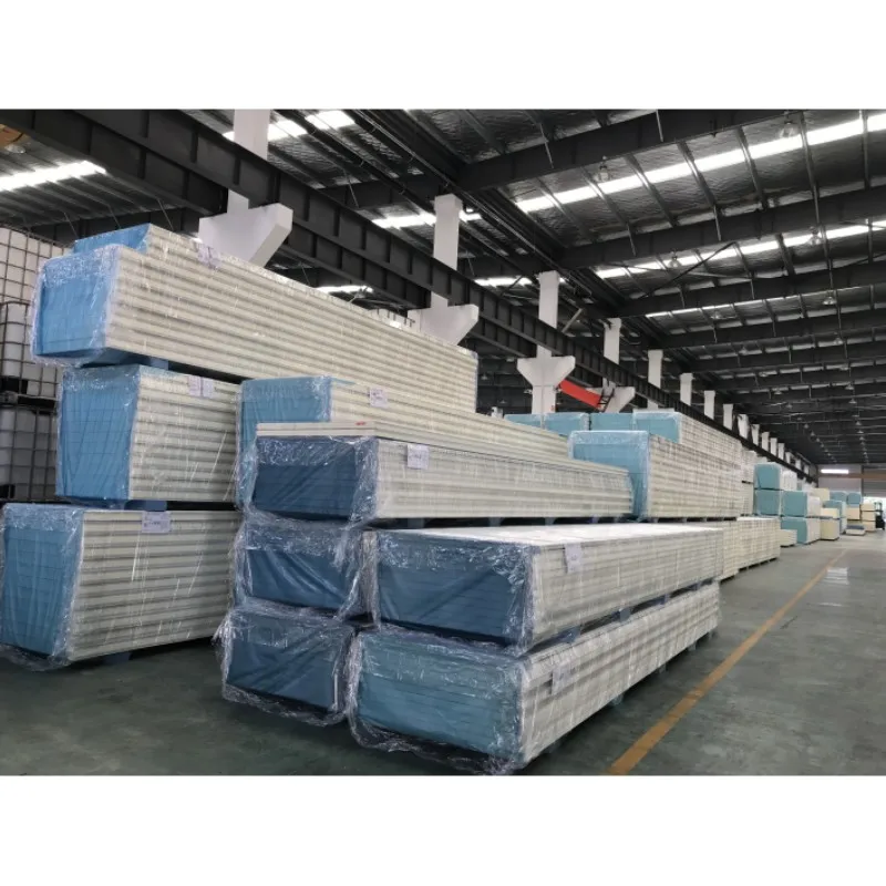 China Cold Room Fireproof Aluminum Roof Sandwich Panel prefabricated wall panels cool room panel