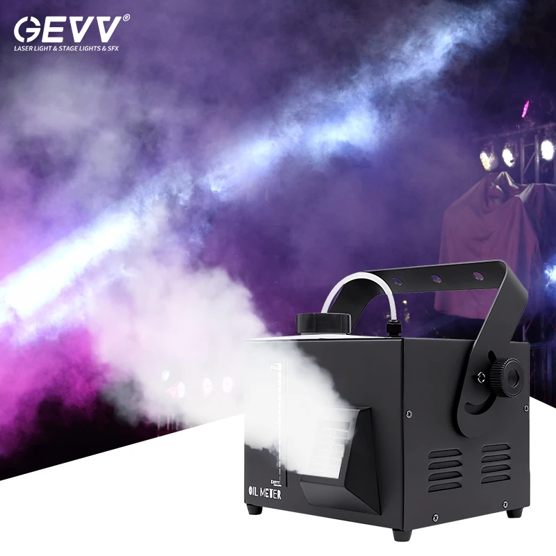 GEVV Professional Oil Base 600w Mini Dj Hazer Smoke Misting Fog Morning Haze Machine