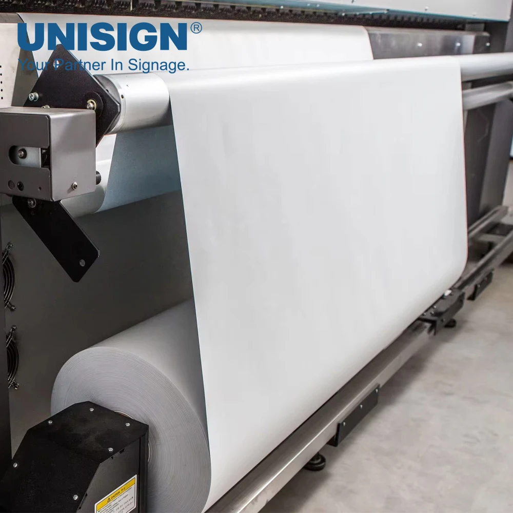 UV Latex print FR waterproof polyester white tent fabric for paper transfer printing and tent displays