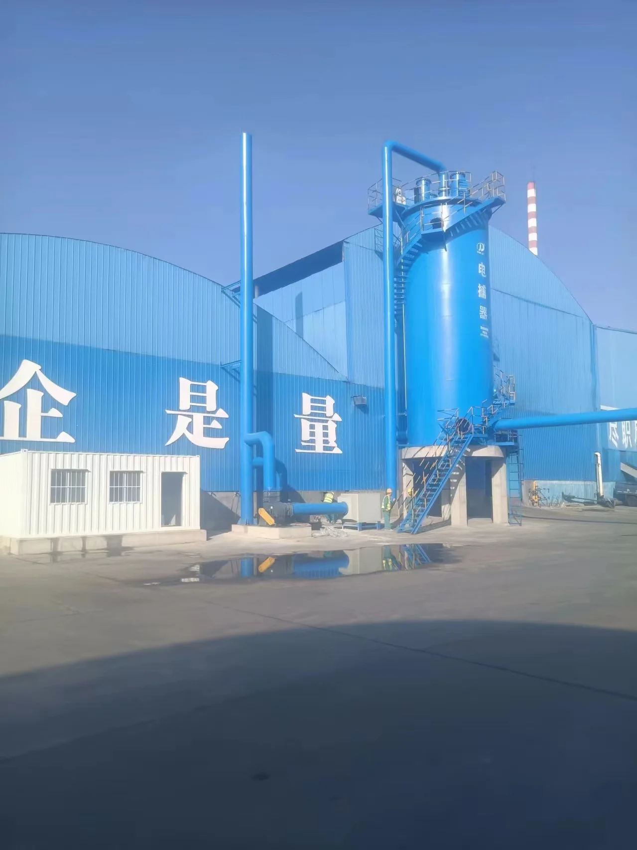 Electric tar dust collector in coking industry