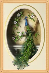 Full Diamond Round Diamond Painting 5D DIY Aerial Dragon Play Fire Ball Diamond Embroidery Mosaic