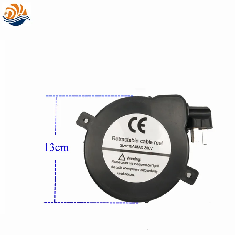  Маленький выдвижной катушка кабеля H05VV-F3 * 1.5MM2 Электрический разъем