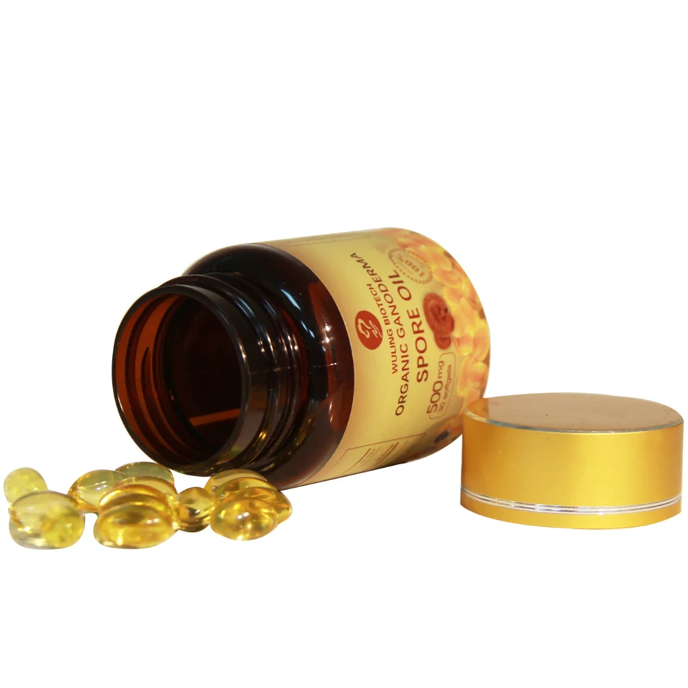 Hot selling healthy supplement  Reishi/ Ganoderma lucidum spore oil capsules