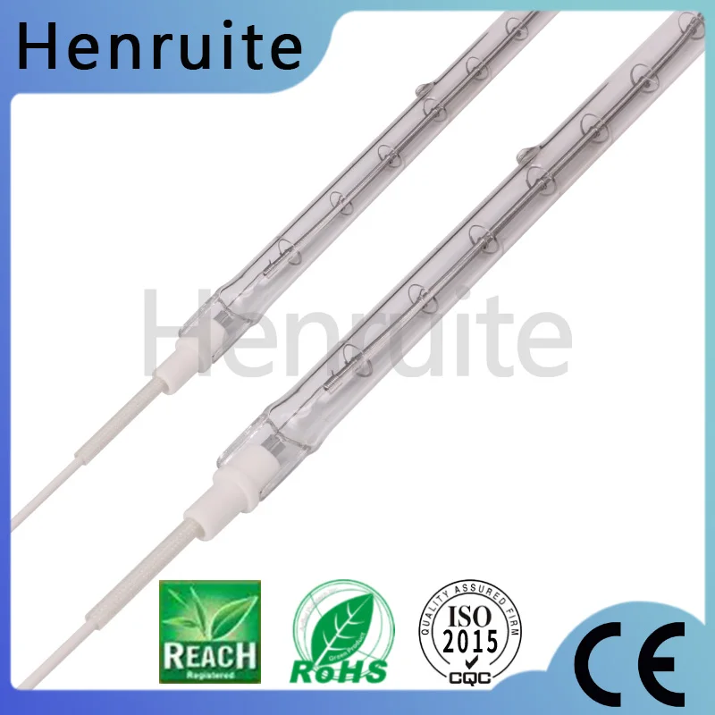 500mm 220v 2000w Half White Reflector Quartz Infrared Heating Element for Powder Coating