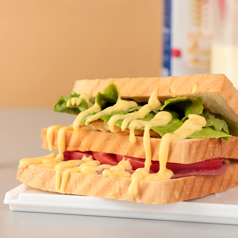 Mckeith Sanlote Sauce HACCP ISO QS 1kg Package Hot Sale Fast Delivery Cheese Flavor Cream Color