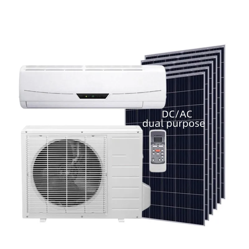 New Home Solar AC Split Air Conditioner Hybrid Convenient Off Grid Air Conditioner 24V48V