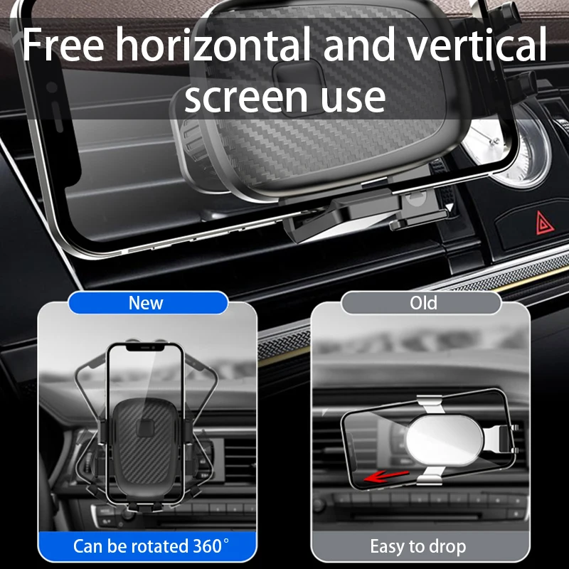 SEAMETAL Air Vent Clip for Phone Holder Car Phone Holder Bracket Accessories Universal Car Air Vent Clip Mount