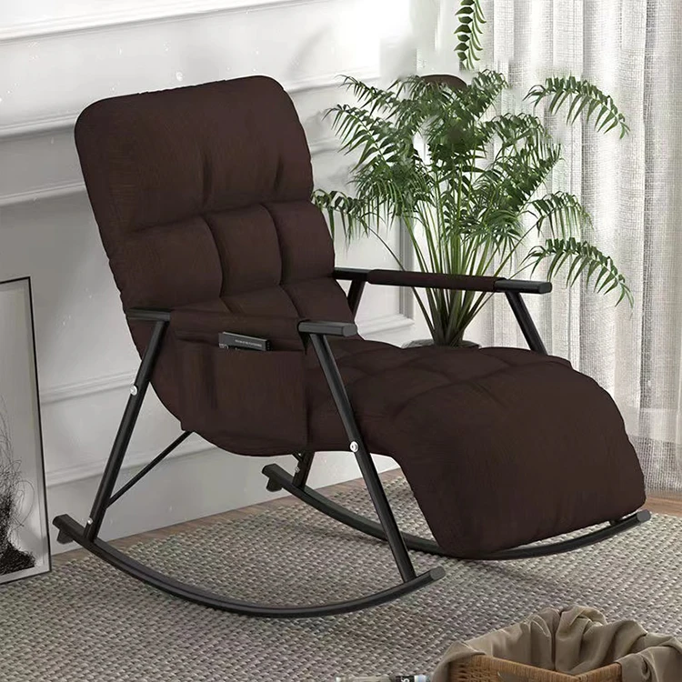 Rocking chair modern hotel living room outdoor rocking chair for adults