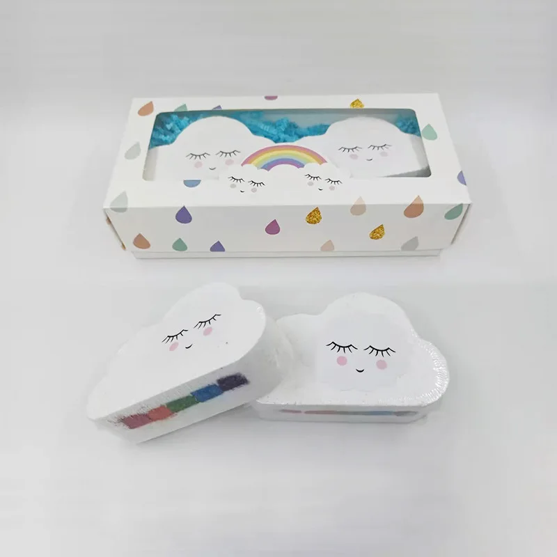 Cloud Rainbow Explosion Bath Salt Cloud Turn Bath Salt Clean Bath  Salt Ball