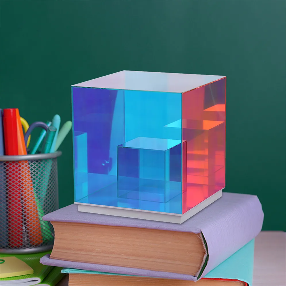 Дропшиппинг Быстрая доставка RGB акриловый креативный блок кубика льда цветной светодиодный кубик настольная лампа Волшебные кубики