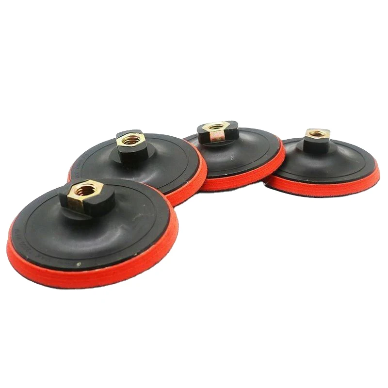 Hex Shank Rubber Plastic Backing Pad EVA Foam Polishing Pad Back Holder for Buffing Pads