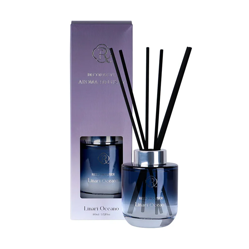 Private Label Wholesale Round Bottle Reed Diffuser Perfume Aroma Reed Diffuser