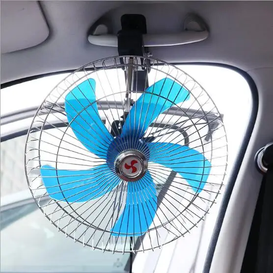 5PCS blade ABS material car interior cooling fan for car 12v car roof air fan