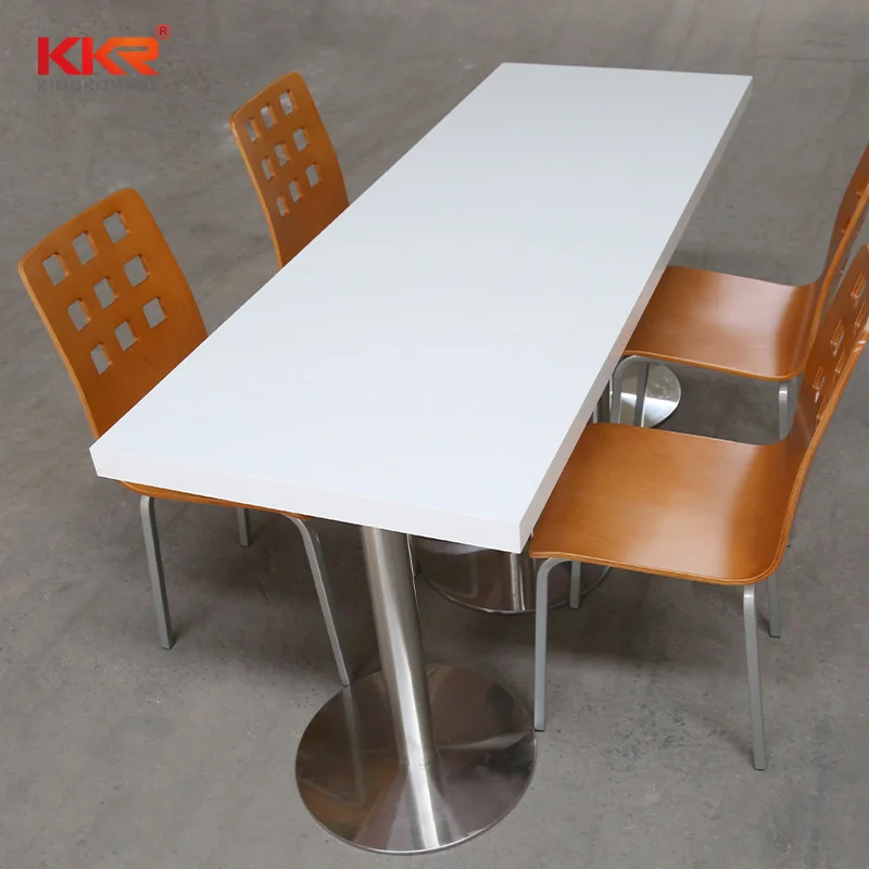 
KKR Custom design kids study table / solid surface stone office work table 