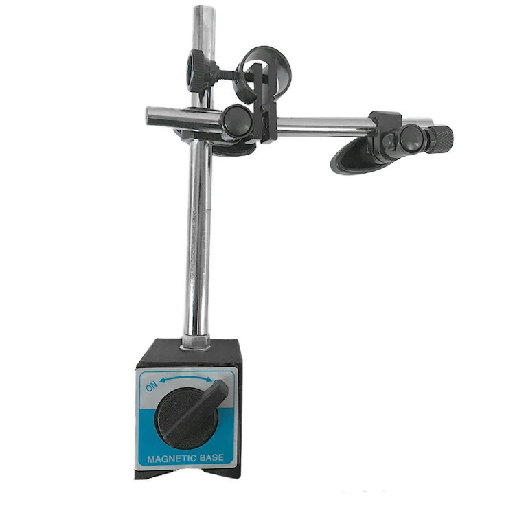 High Quality Magnetic Base Stand With Fine Adjustment 80kg 100kg Holding Force Dial Indicator Gauge Stand Magnetic Base