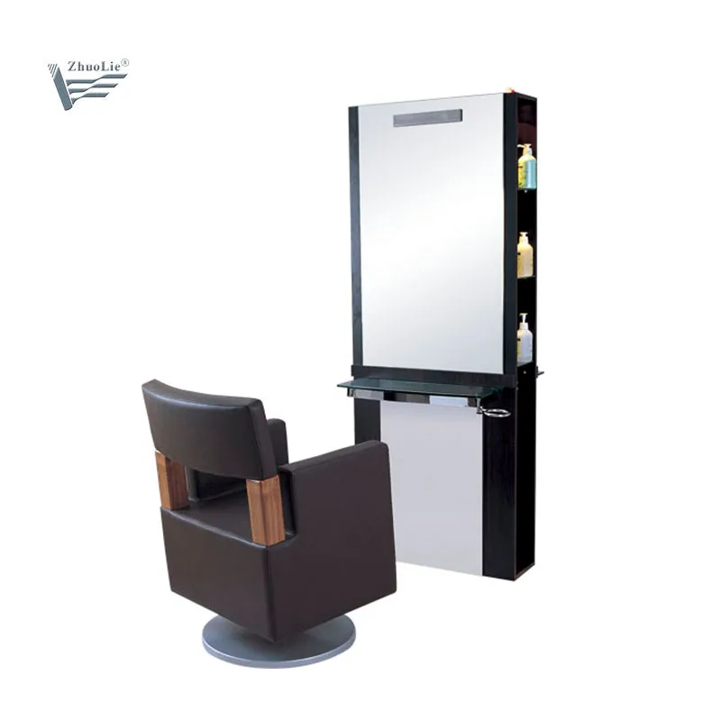 Beauty salon furniture mirror station High quality hair salon station with mirror