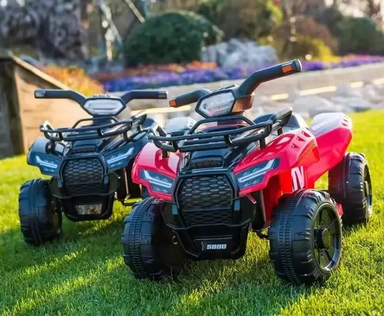 Unisex 12-Volt Kids Electric ATV Sport Ride-On Car 4X4 4-Wheel with Parental Remote Control Plastic Battery-Powered Toy