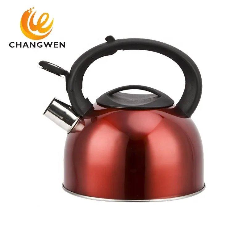 Wholesale Stainless Steel Whistling Tea Kettle Water Kettles Fast Boiling Teapot Stovetop Electric Induction Cookware