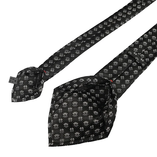Геометрический цветочный узор тканый шелковый галстук вышитый Мужской Жаккардовый 7 складной