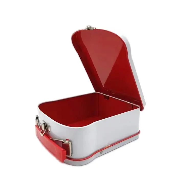 Sandwich shape tin lunch box