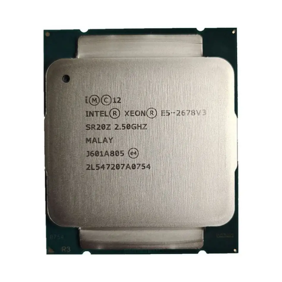 New Developed Recommend High Quality 120w 2678V3 Gabinete Cpu Xeon E5 Official Edition