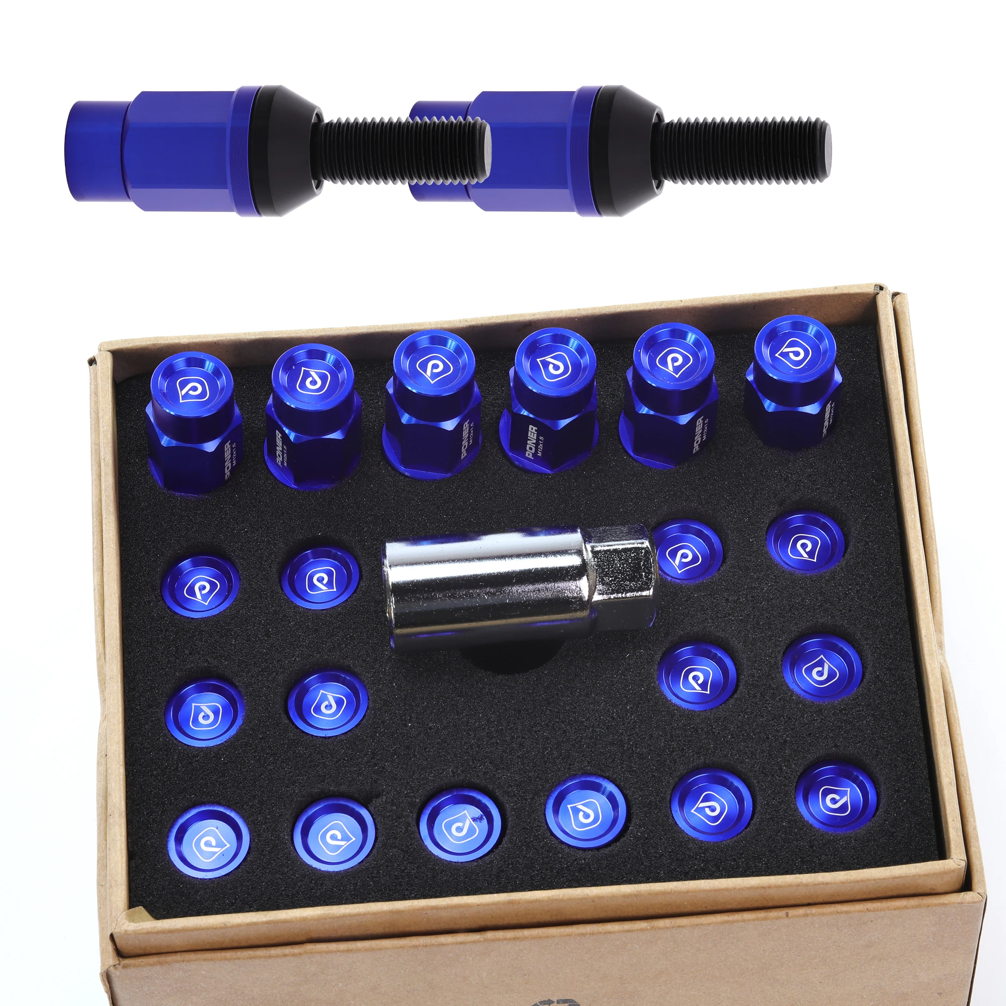 Racing Forged 7075 Aluminium Wheel Lug Nuts M12X1.25 / M12X1.5