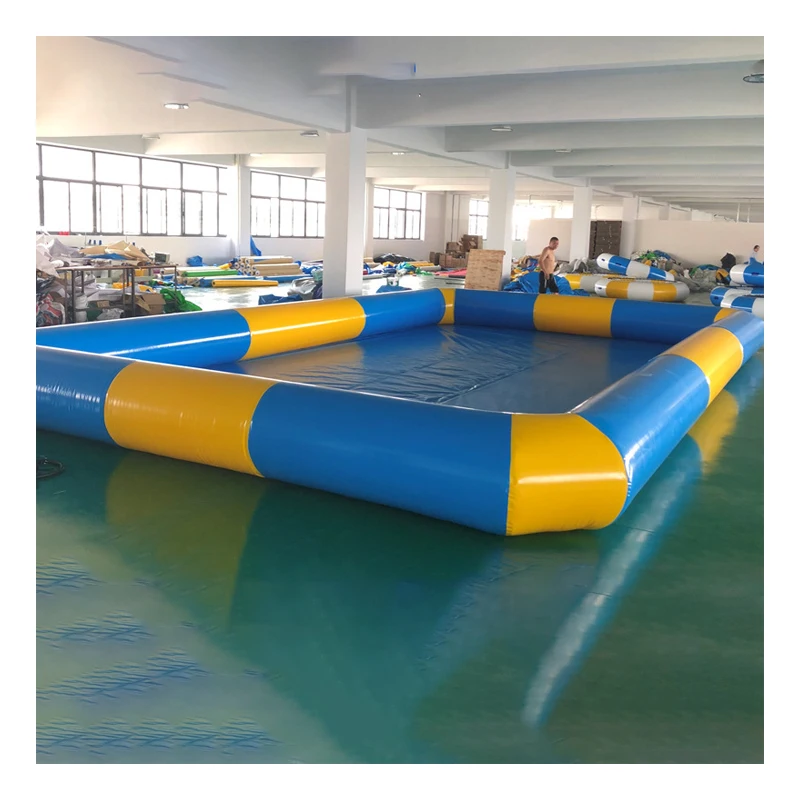 Chinese Factory Hot Sale  inflatable swimming pool with slide swimming pool large inflatable