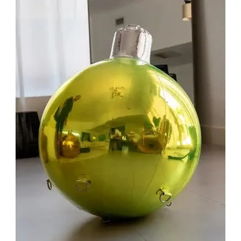 Giant Pvc Inflatable Ball Golden Inflatable Mirror Balloon Event Decoration Big Shiny Inflatable Mirror Ball