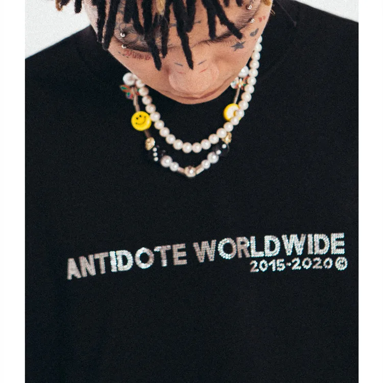 Изготовленный на заказ, хлопок, со специальной комплект из двух предметов комплект из футболки с длинными рукавами и комплект с шортами горный хрусталь Графический уличная передачи Ман, из вельвета, для мальчика, топ с черным верхом 3D футболки